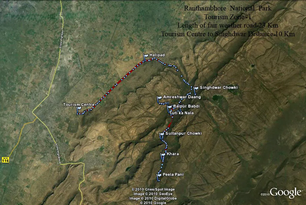 ZONE-1 Map of zone I